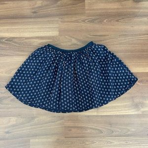 Blue Ralph Lauren skirt with floral details